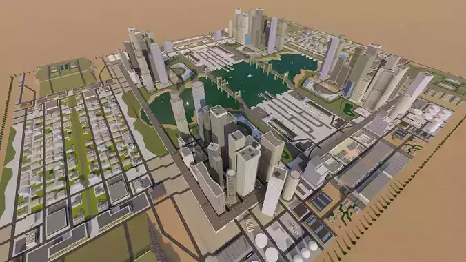 City-modern city- urban