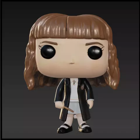 Hermione Granger funko pop Free 3D print model