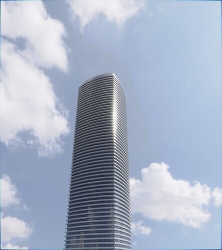 Parametric Building 1d3 3D model 6