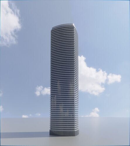 Parametric Building 1d3 3D model 3