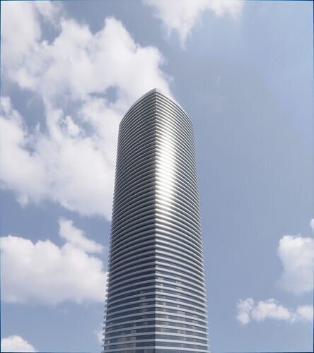 Parametric Building 1d3 3D model 5