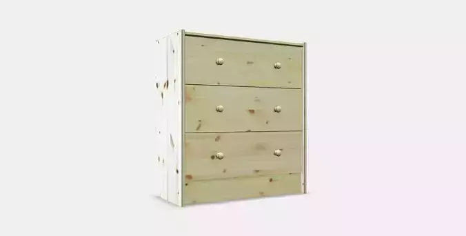 RAST Chest of 3 drawers 3D model