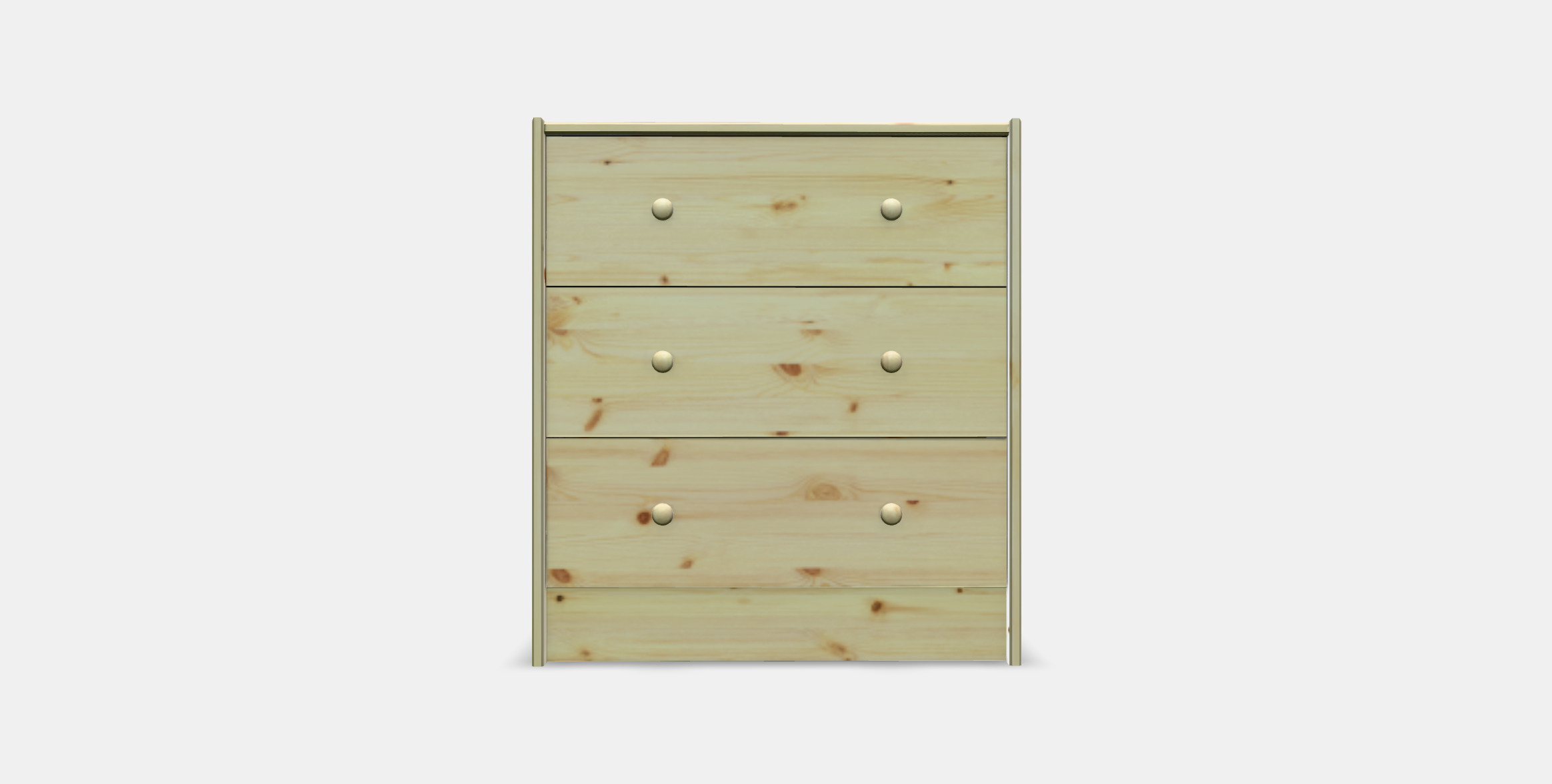 RAST Chest of 3 drawers 3D model_10