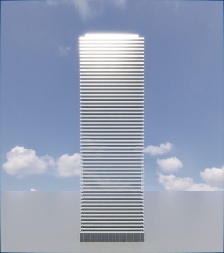 Parametric Building 1a4 3D model 2
