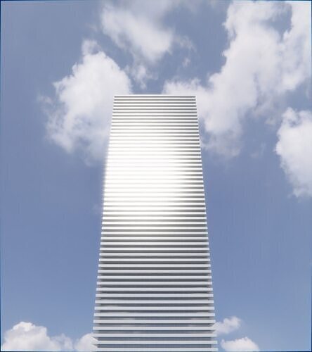 Parametric Building 1a4 3D model 5
