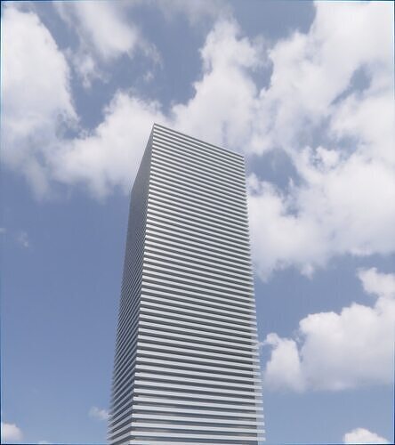 Parametric Building 1a4 3D model 6