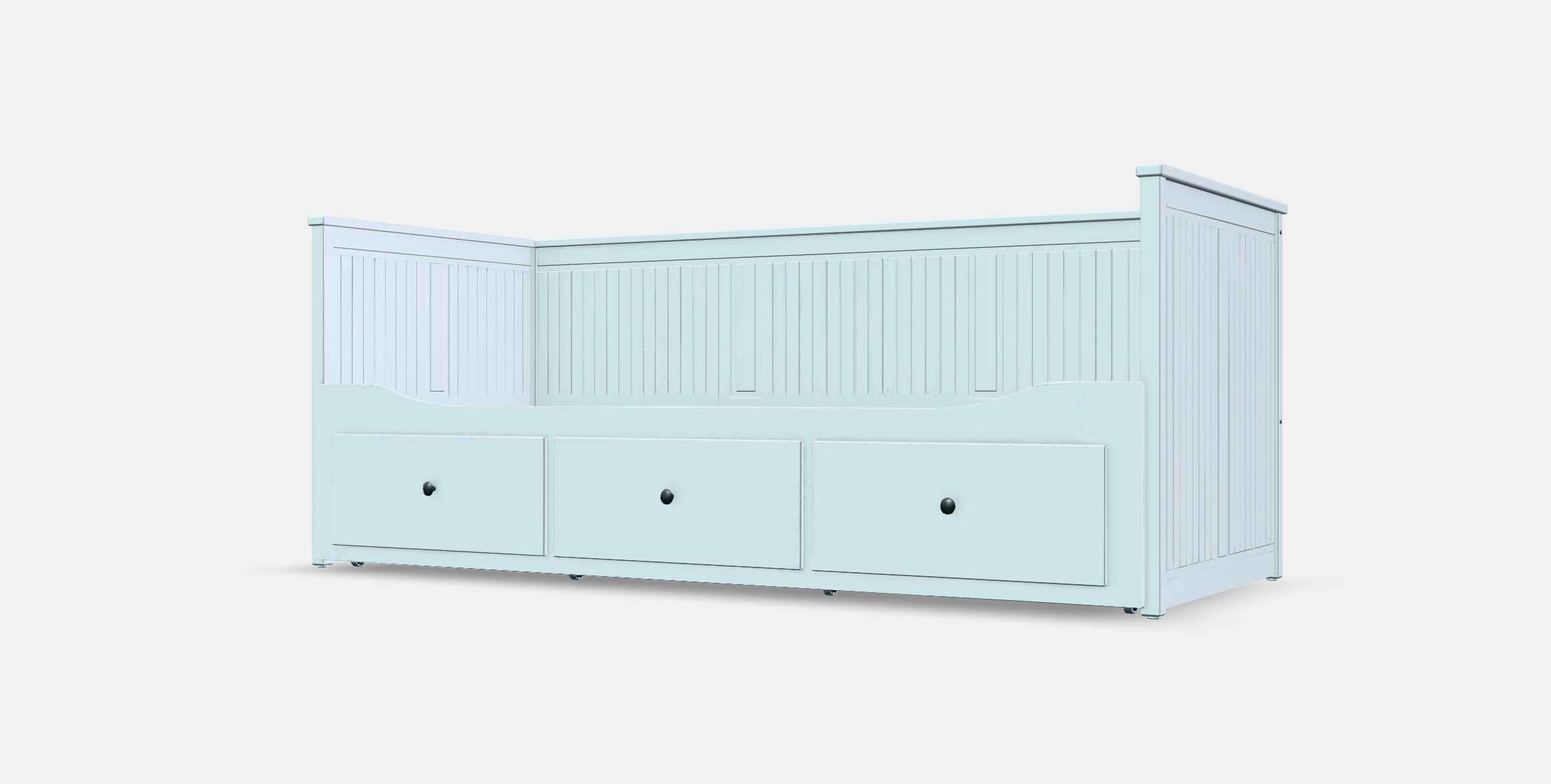 HEMNES Day-bed frame with 3 drawers 3D model_14