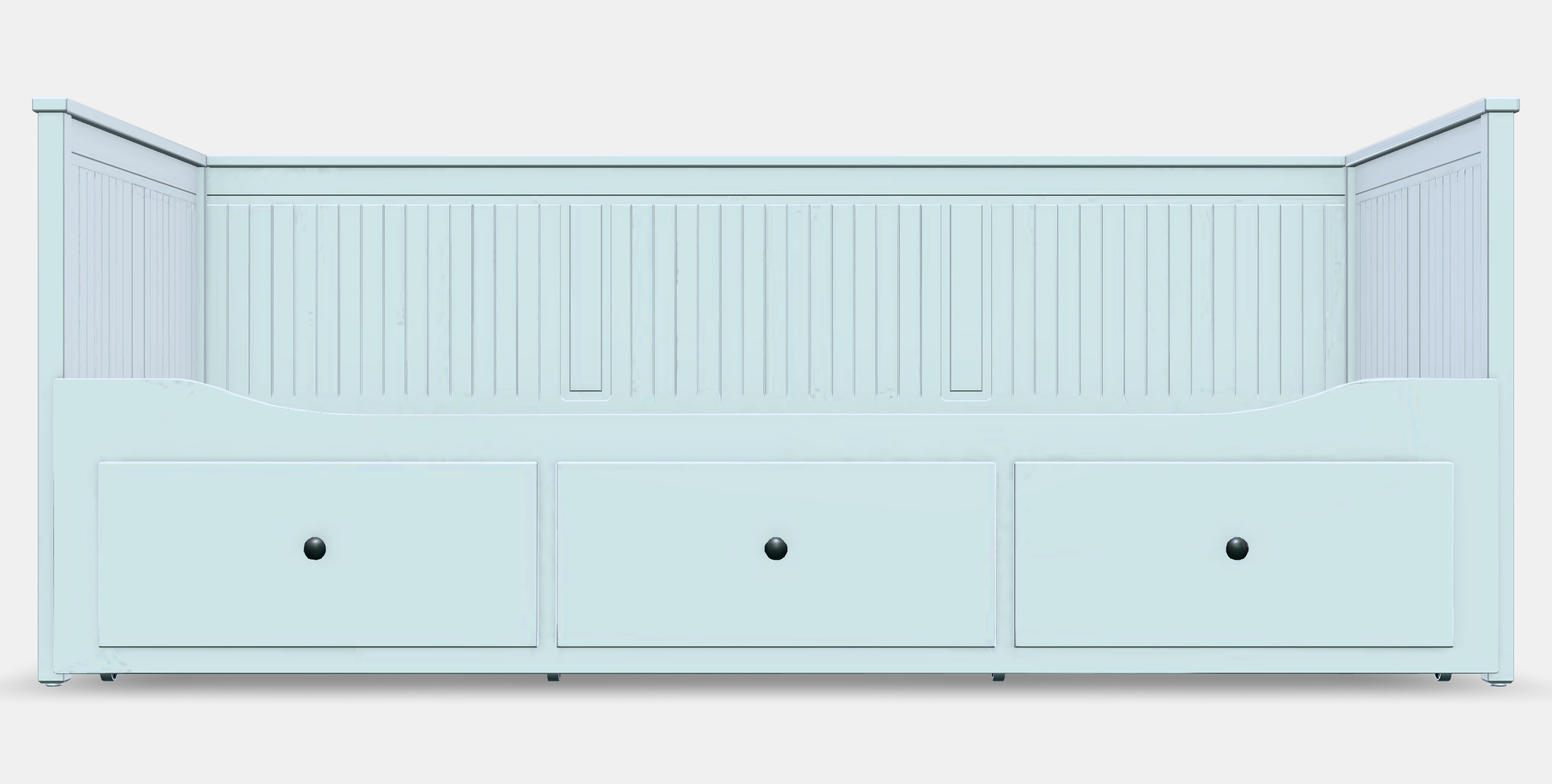 HEMNES Day-bed frame with 3 drawers 3D model_11