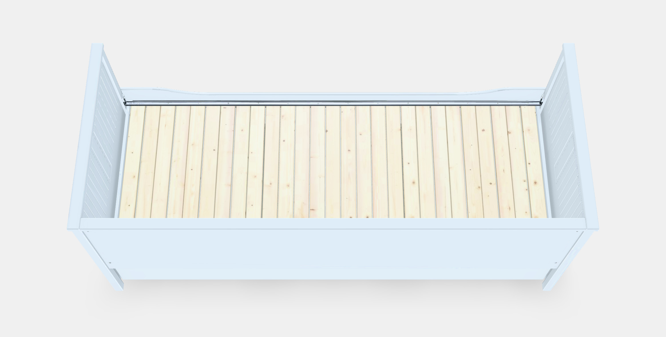 HEMNES Day-bed frame with 3 drawers 3D model_2