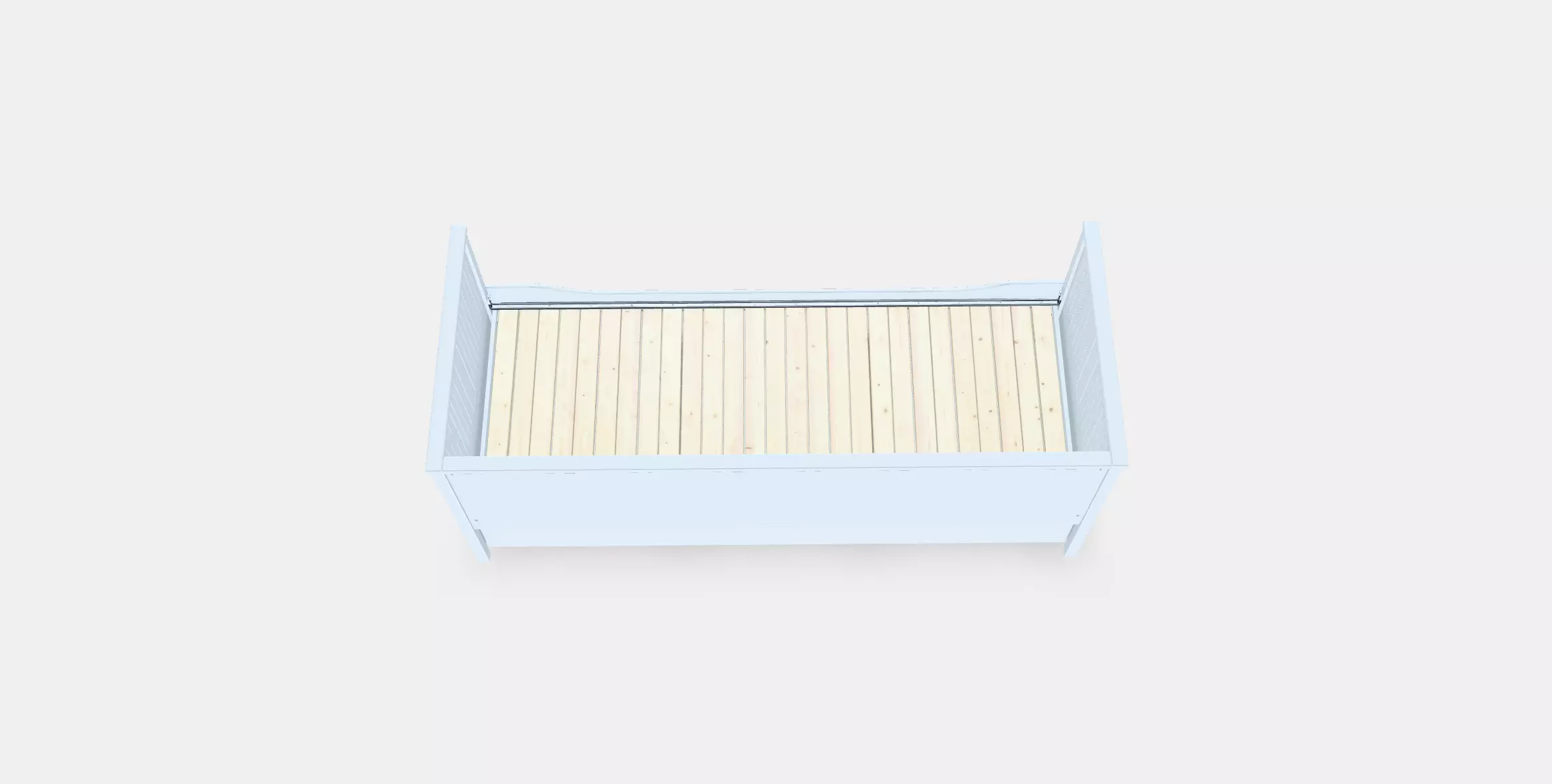 HEMNES Day-bed frame with 3 drawers 3D model_0