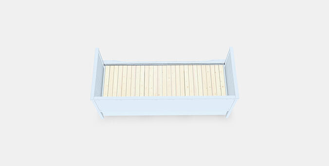 HEMNES Day-bed frame with 3 drawers 3D model