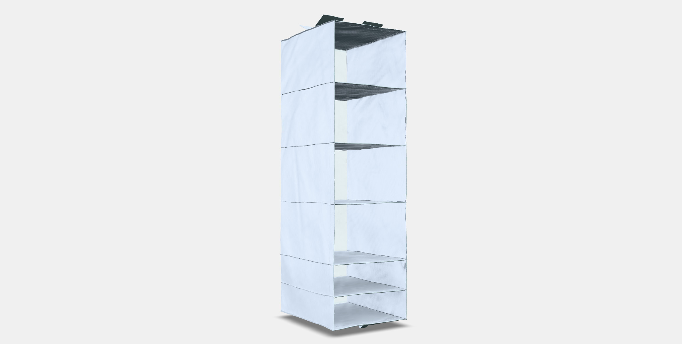 SKUBB Storage with 6 compartments Low-poly 3D model_20