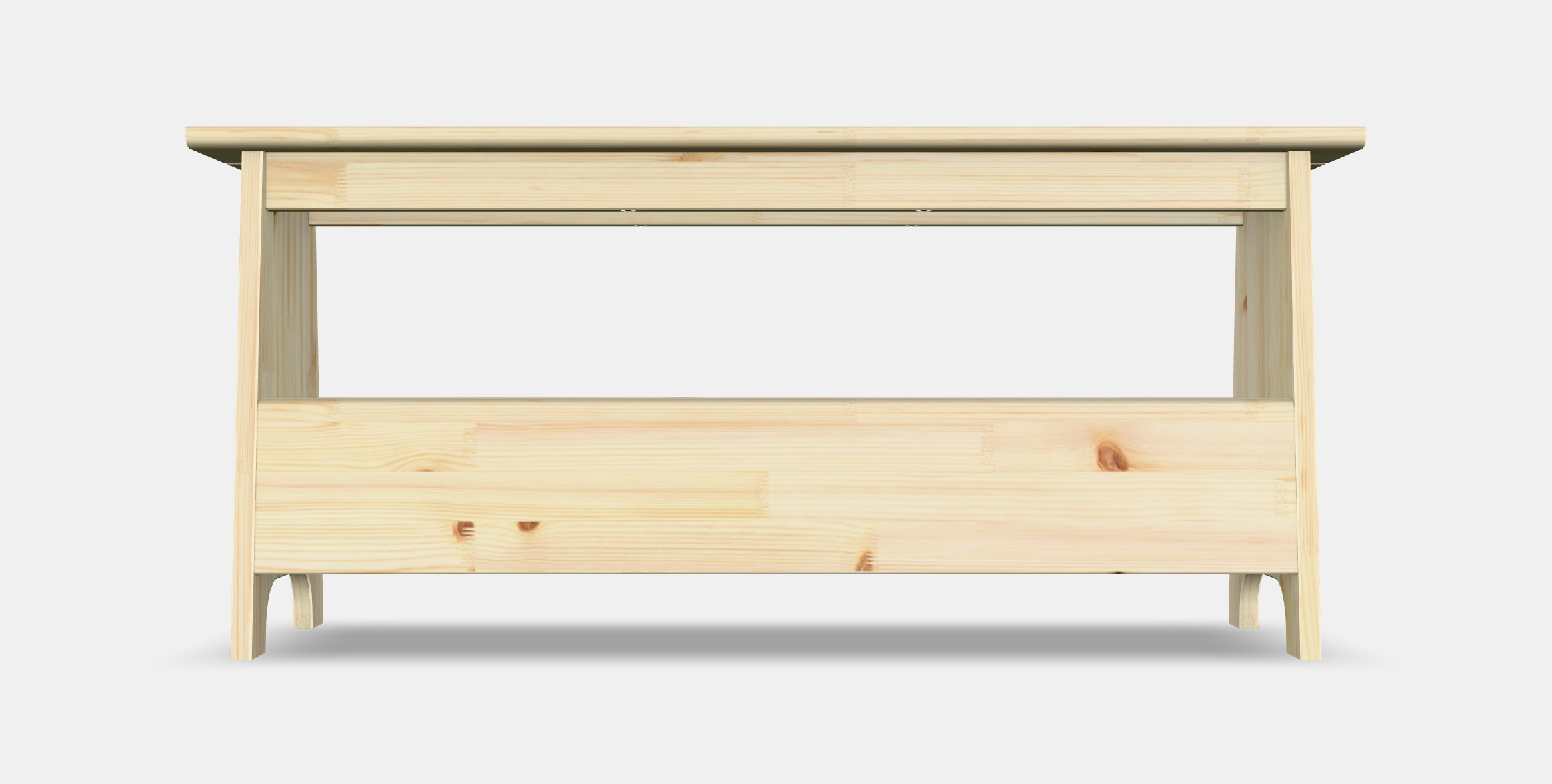 PERJOHAN Bench with storage Low-poly 3D model_15