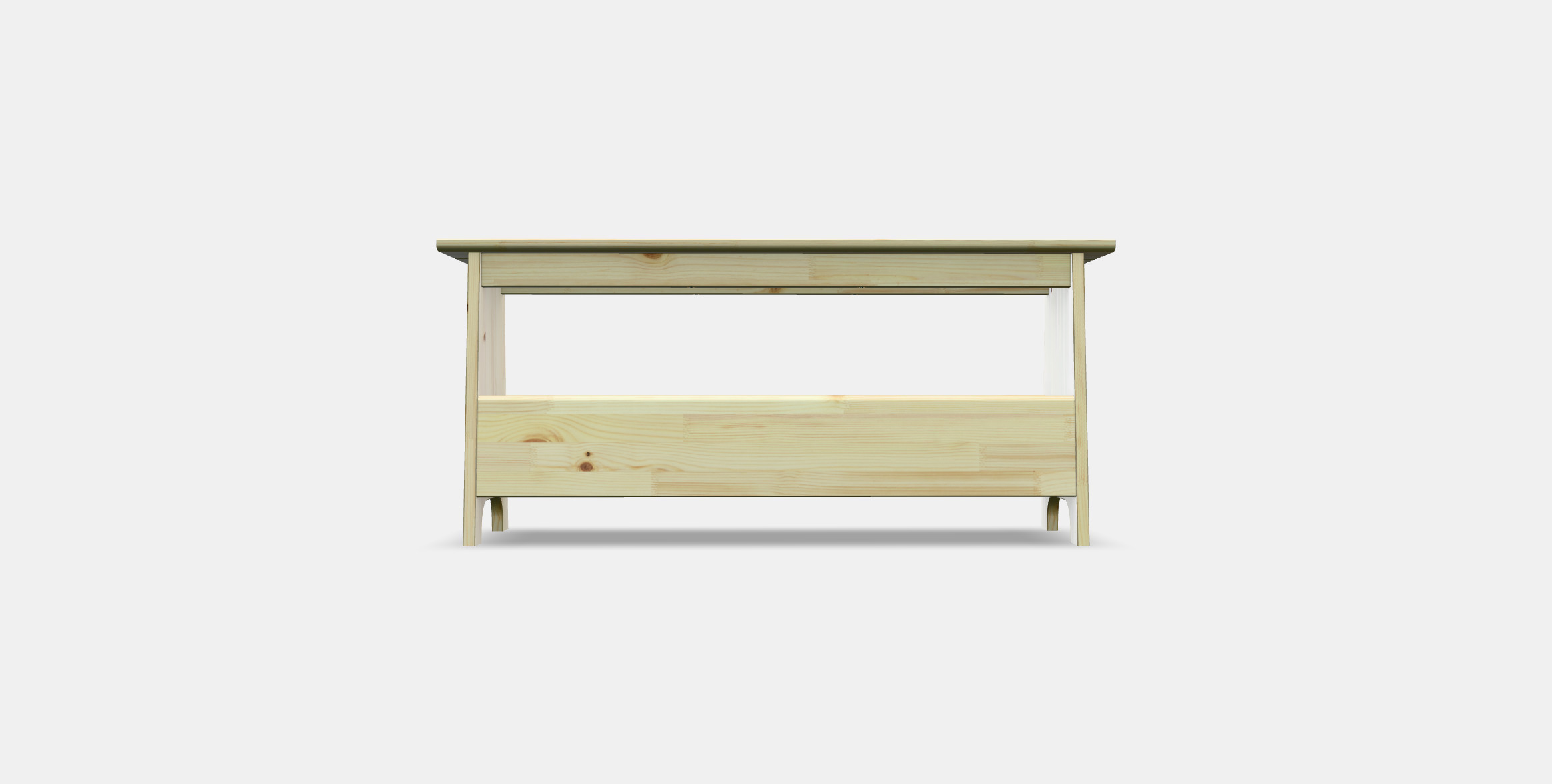 PERJOHAN Bench with storage Low-poly 3D model_10