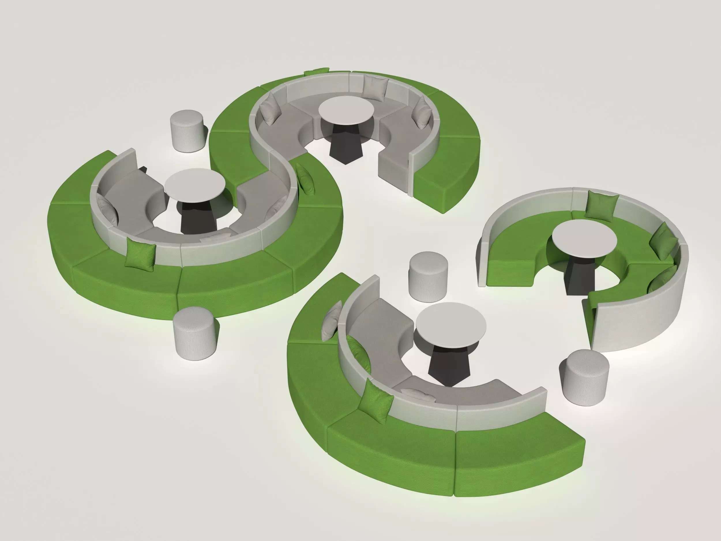 Office Sofa 3D model_0