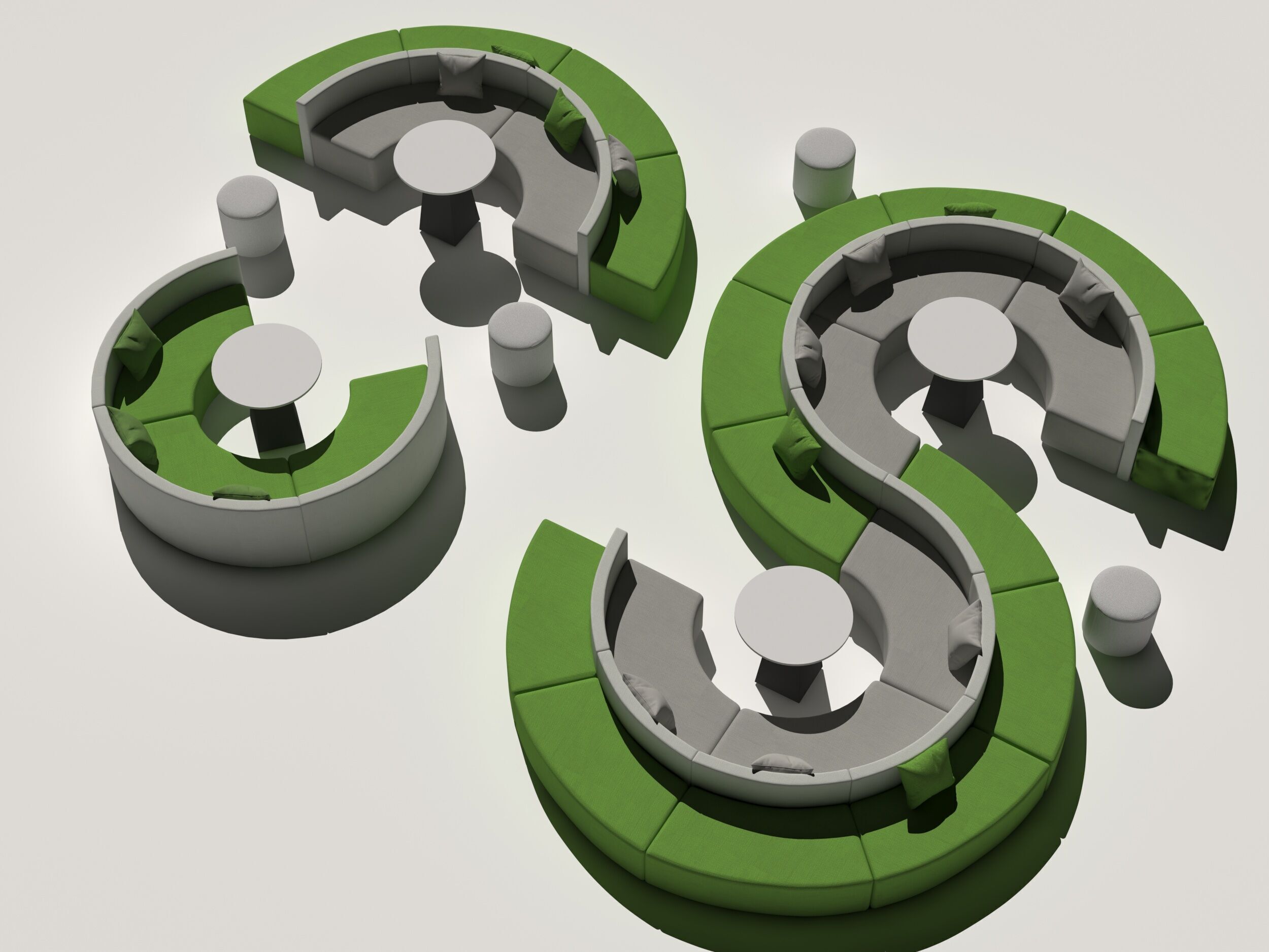 Office Sofa 3D model_1