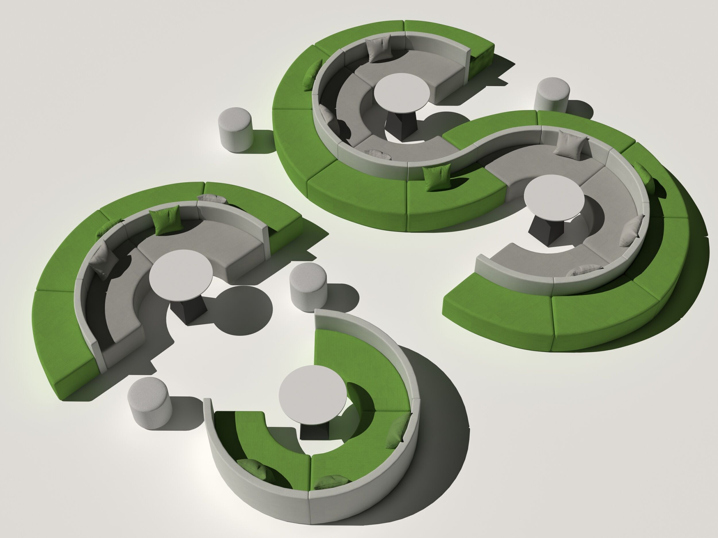 Office Sofa 3D model_2