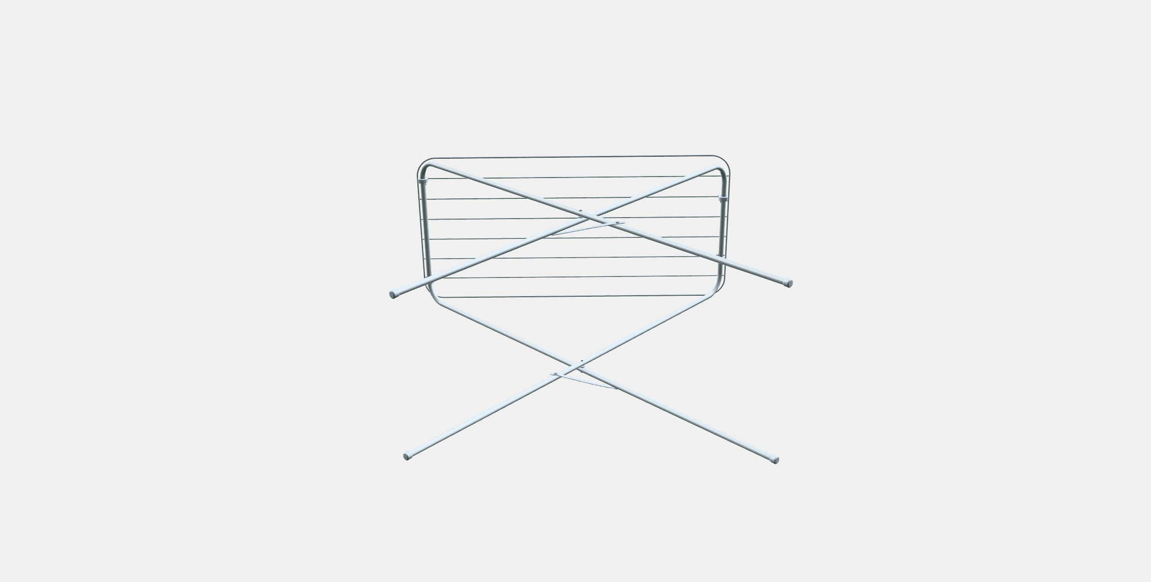 JALL Drying rack in-outdoor 3D model_6