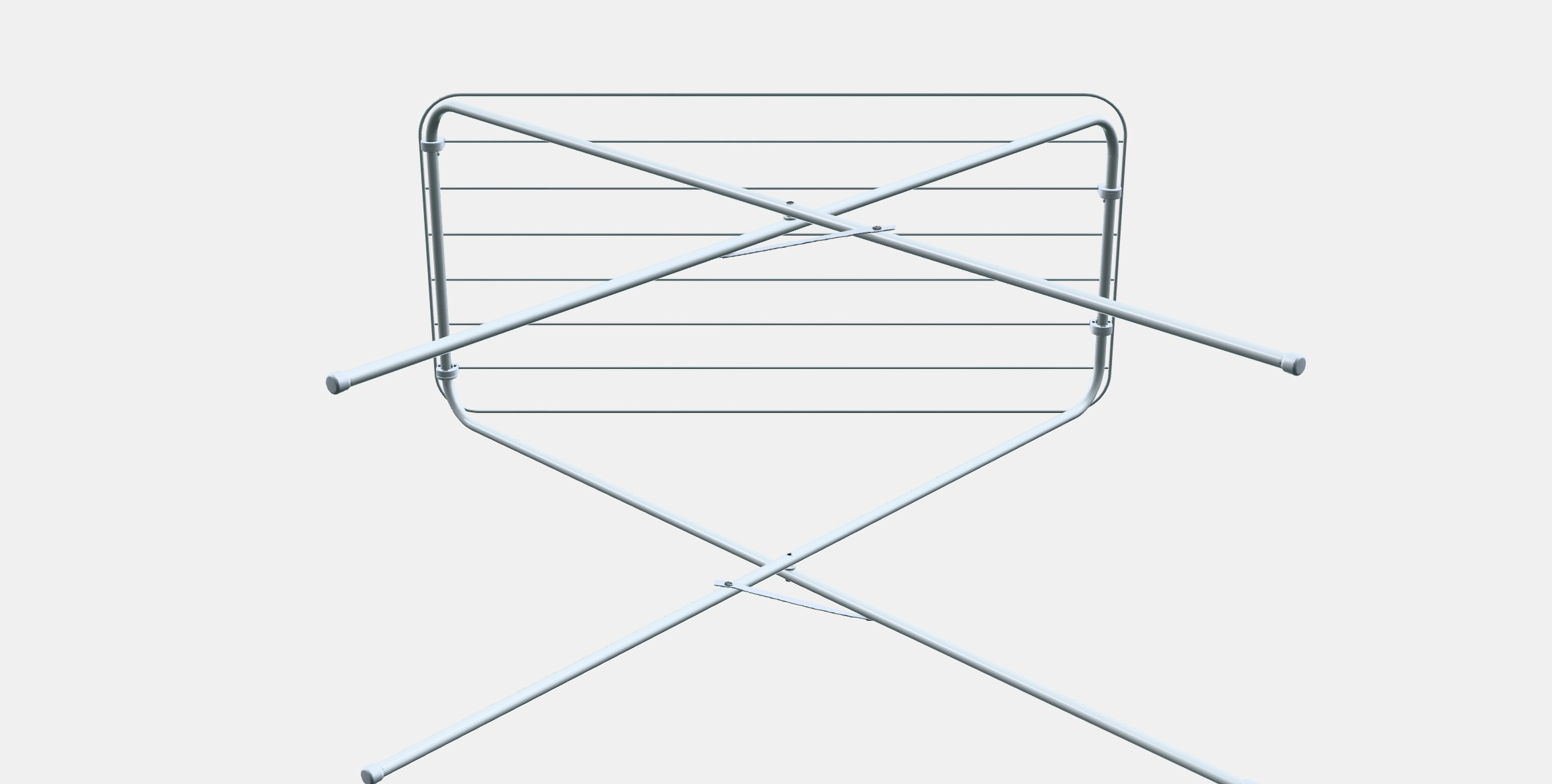 JALL Drying rack in-outdoor 3D model_7