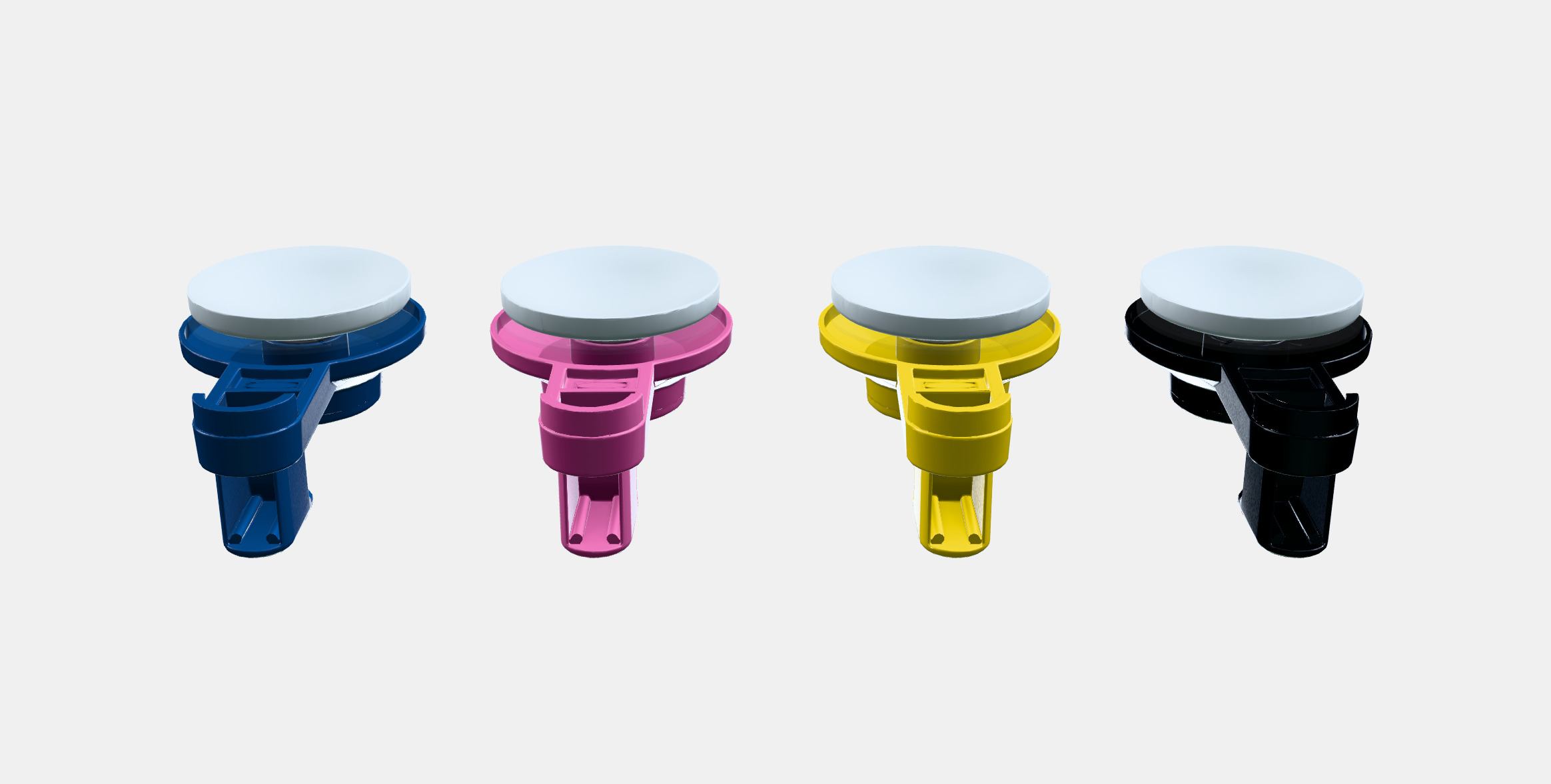 TISKEN Hook with suction cup 3D model_9