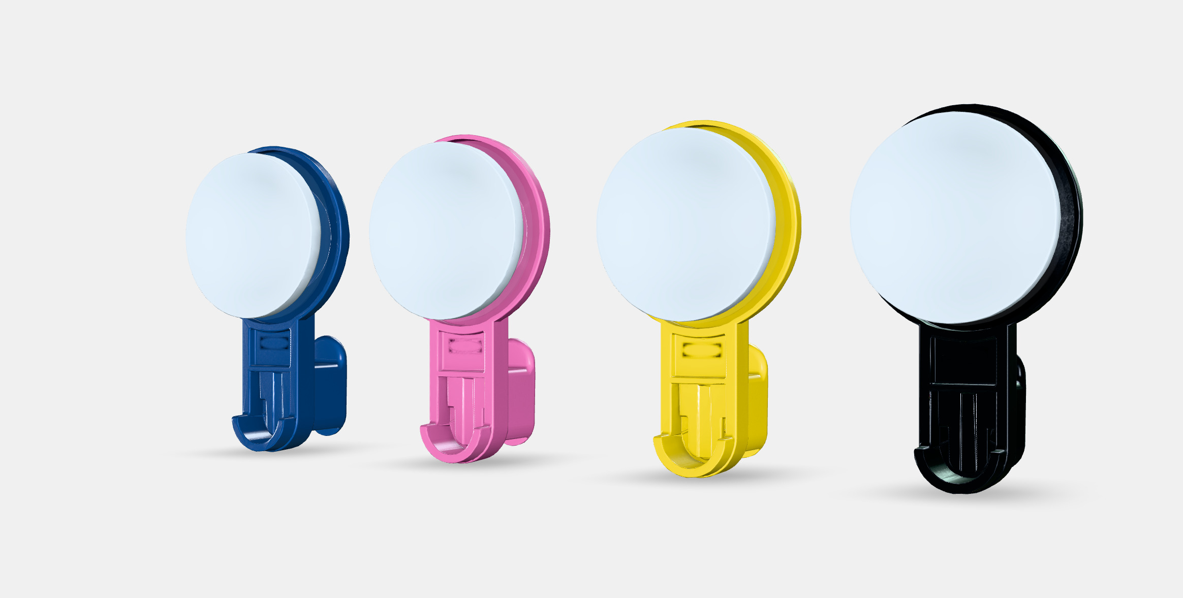 TISKEN Hook with suction cup 3D model_5