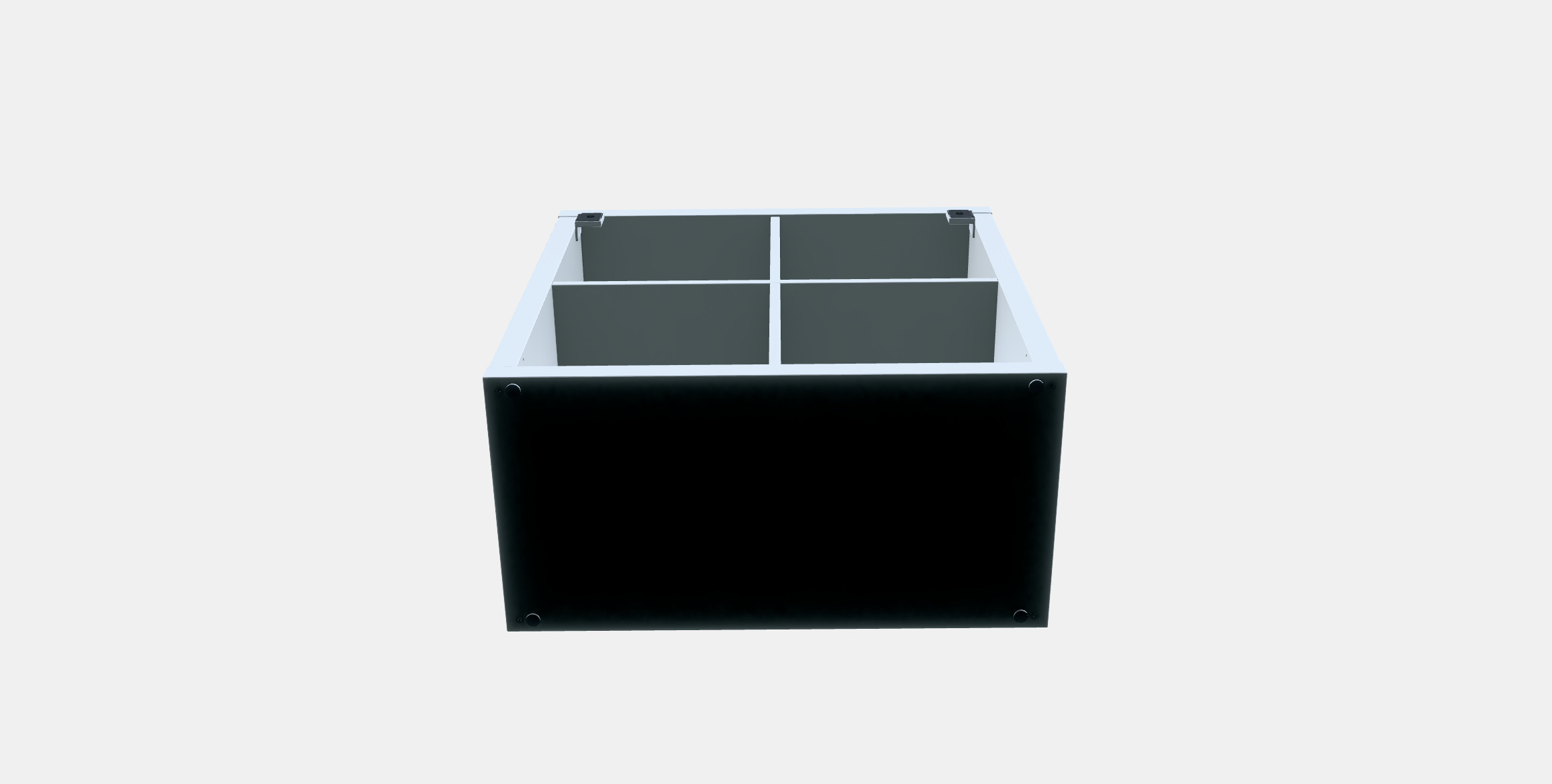 KALLAX Shelving unit 2 Low-poly 3D model_7
