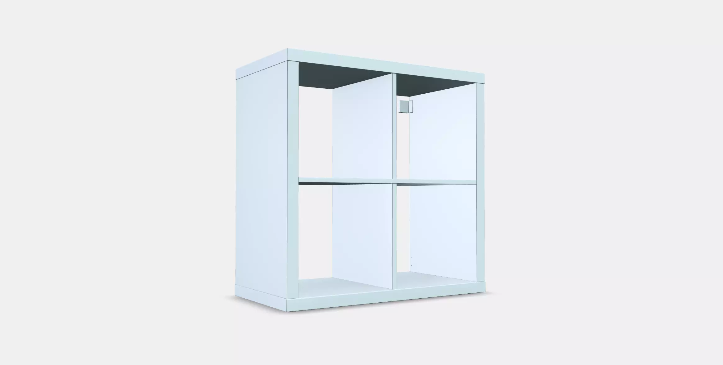 KALLAX Shelving unit 2 Low-poly 3D model_0
