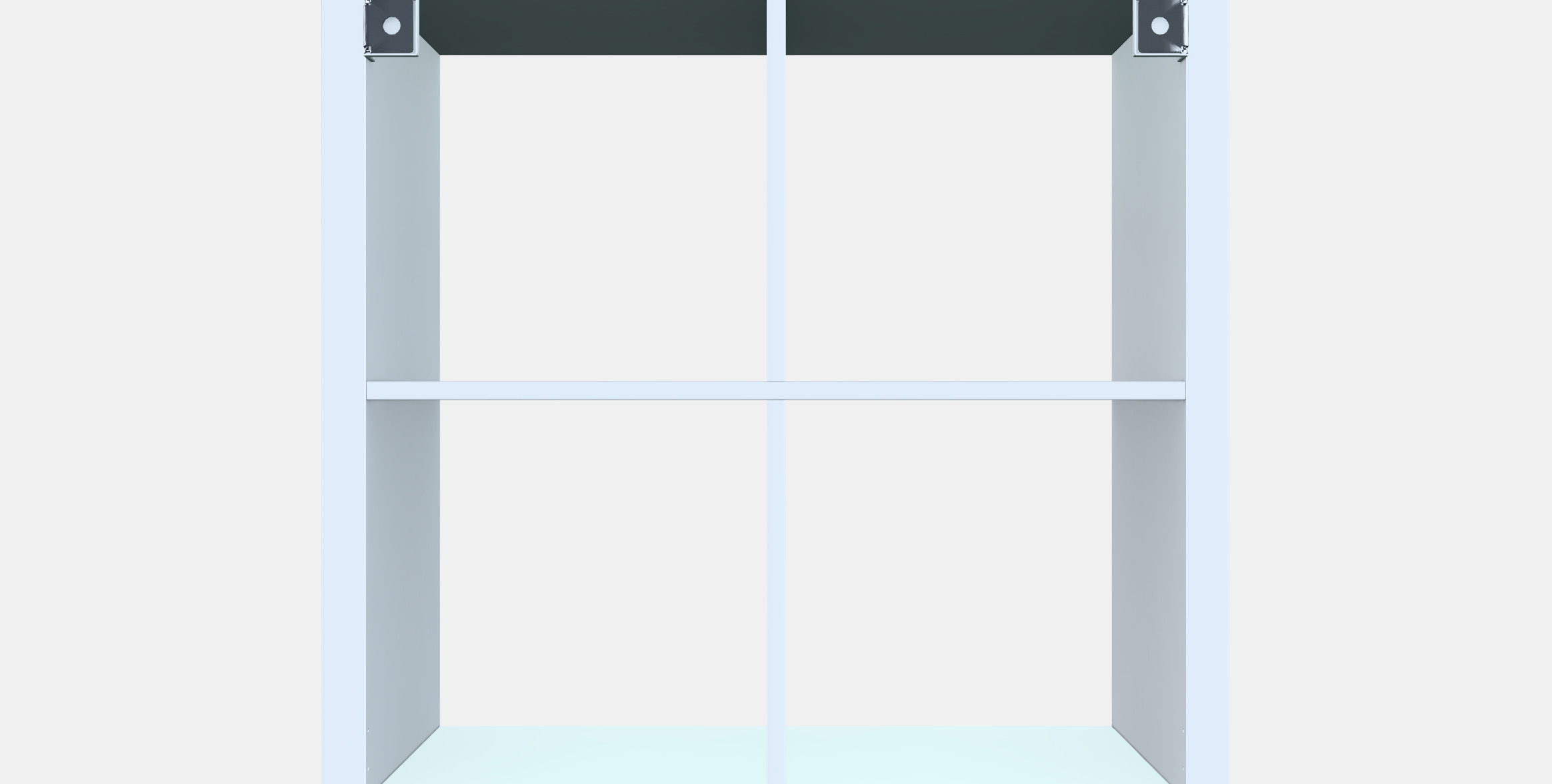 KALLAX Shelving unit 2 Low-poly 3D model_15