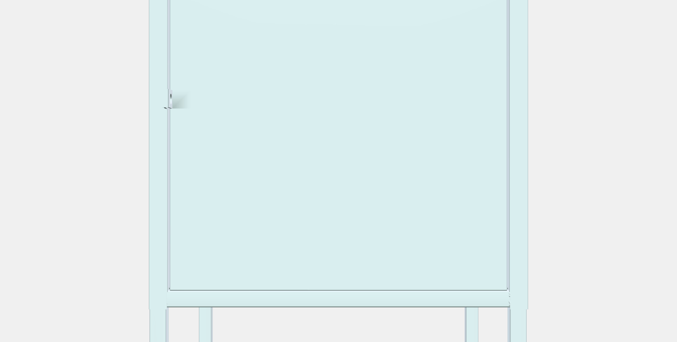 HALLAN Storage combination with doors 3D model_11