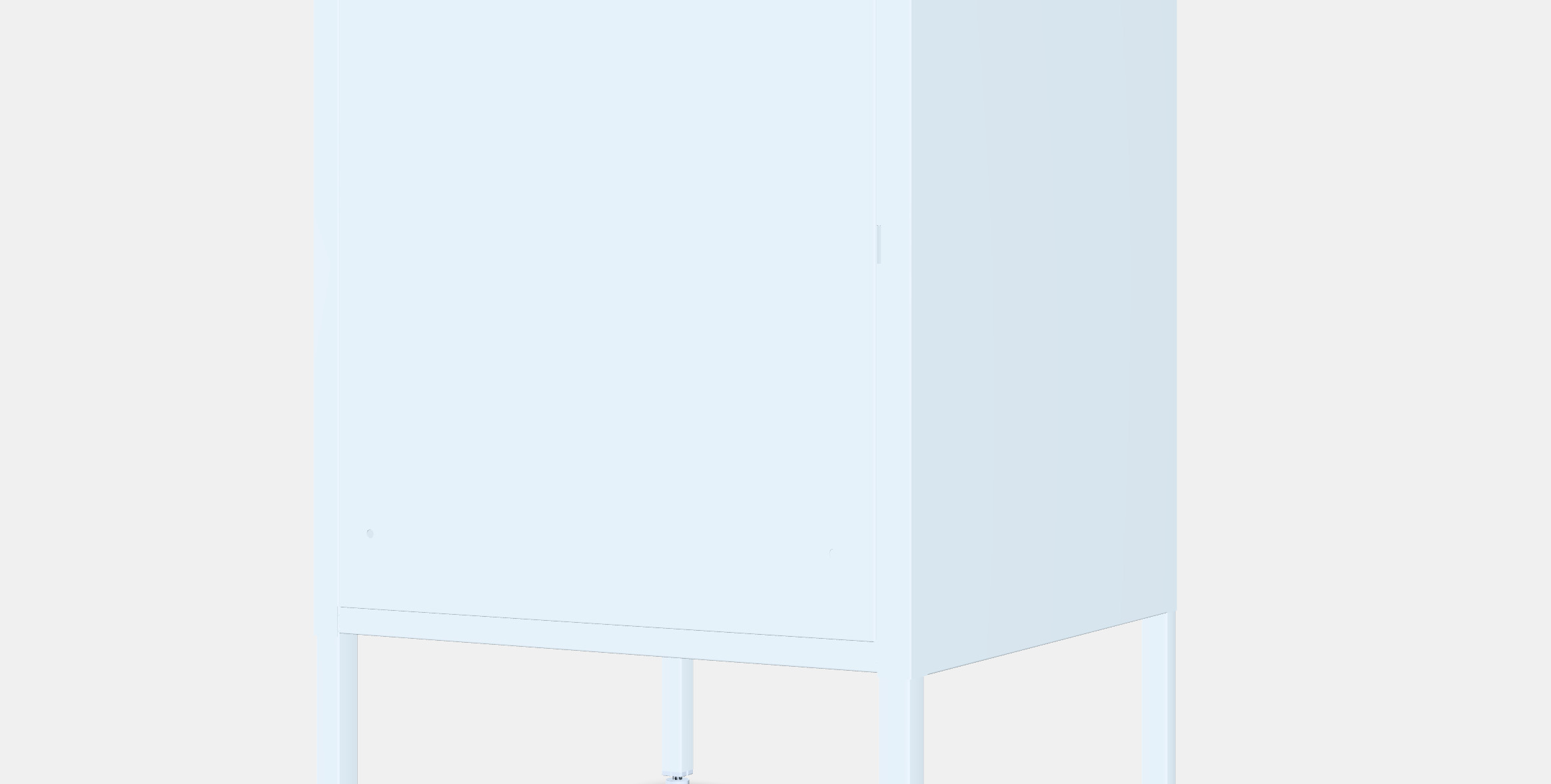 HALLAN Storage combination with doors 3D model_6