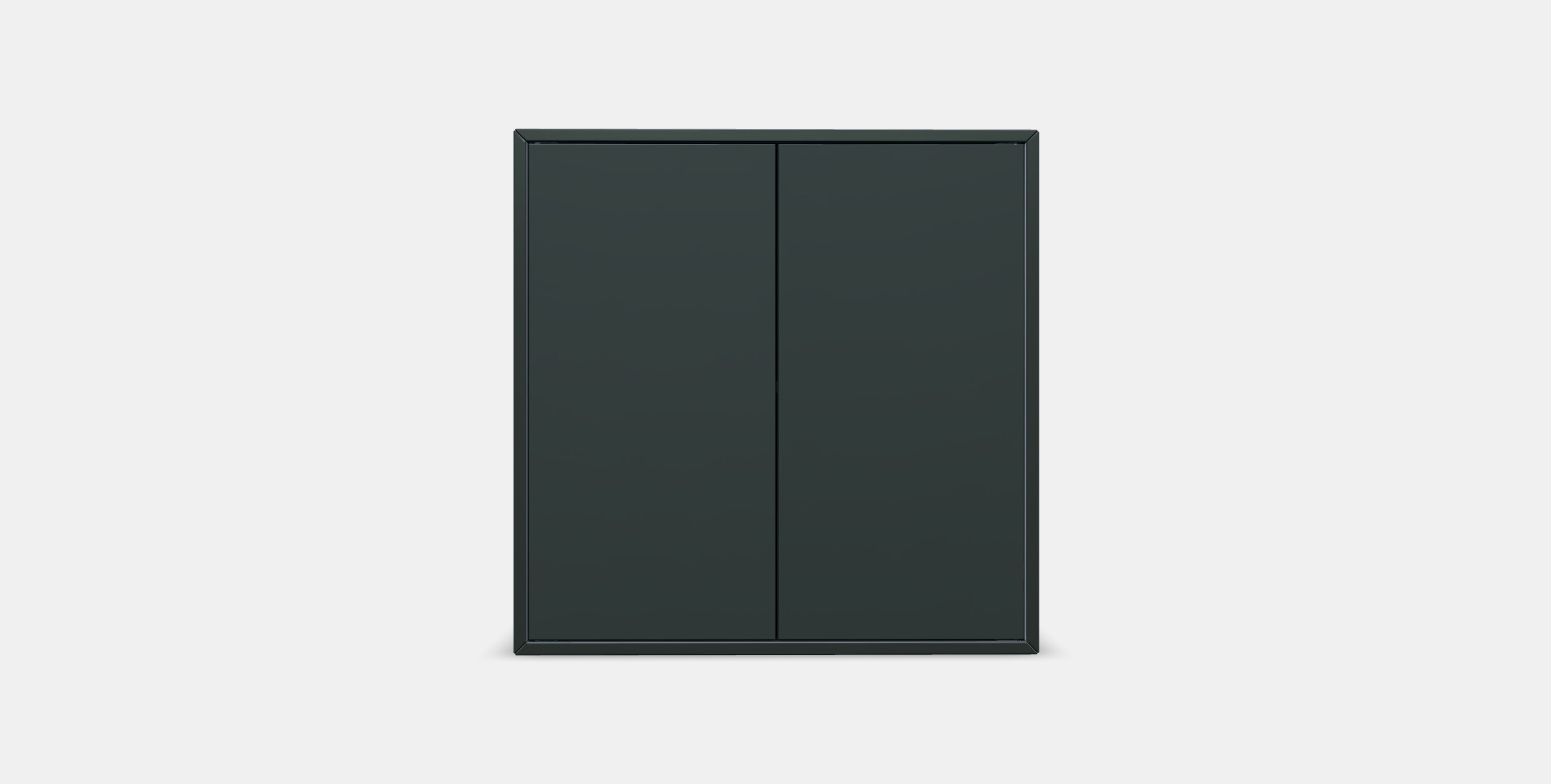 EKET Cabinet w 2 doors and 1 shelf Low-poly 3D model_10
