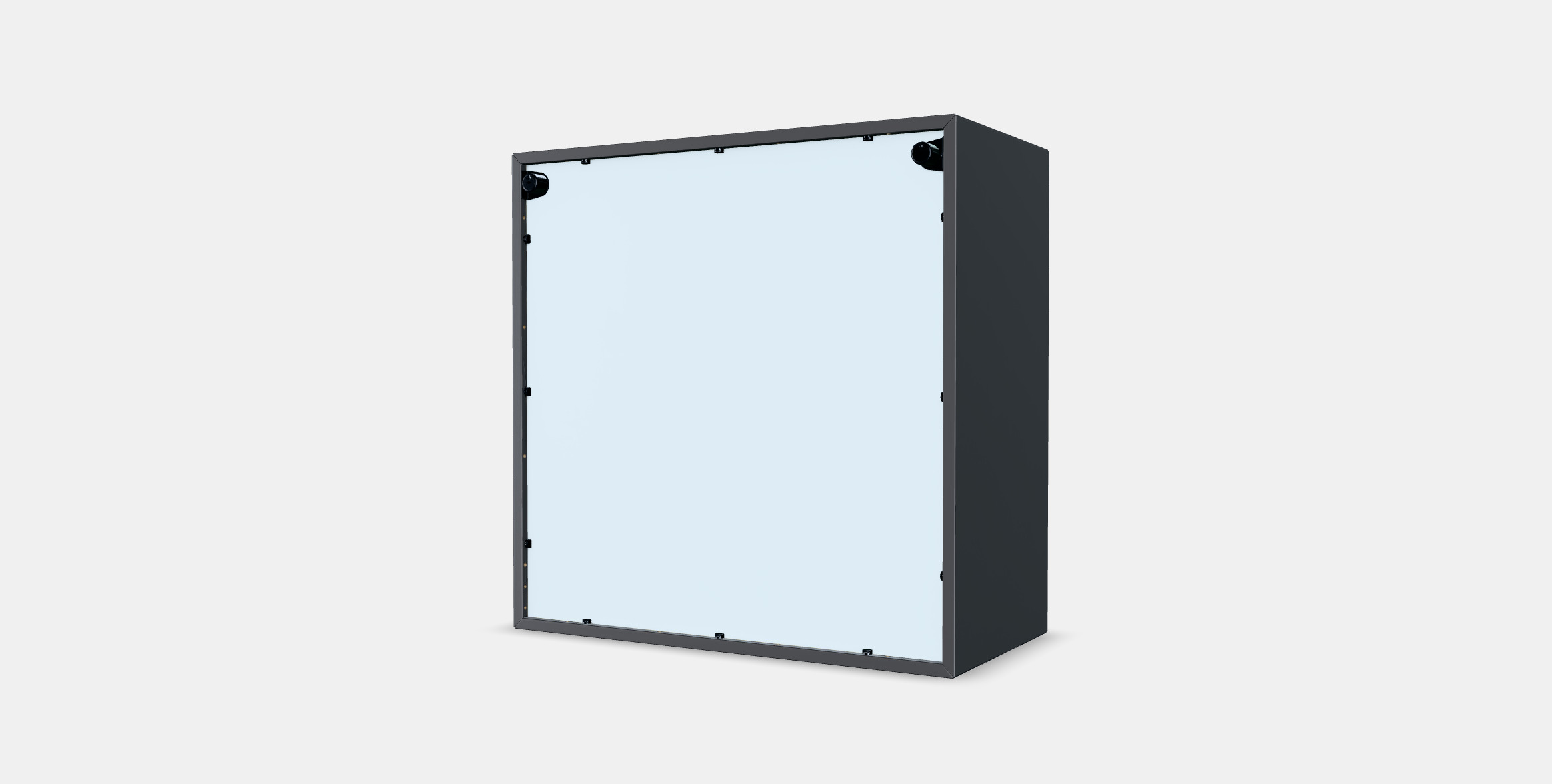 EKET Cabinet w 2 doors and 1 shelf Low-poly 3D model_5