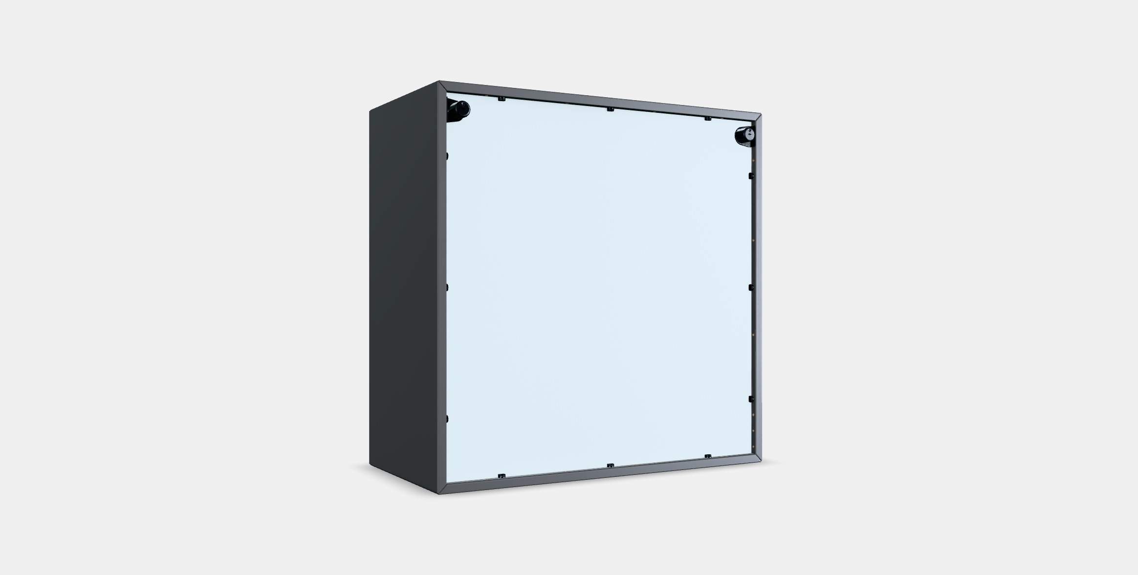 EKET Cabinet w 2 doors and 1 shelf Low-poly 3D model_16