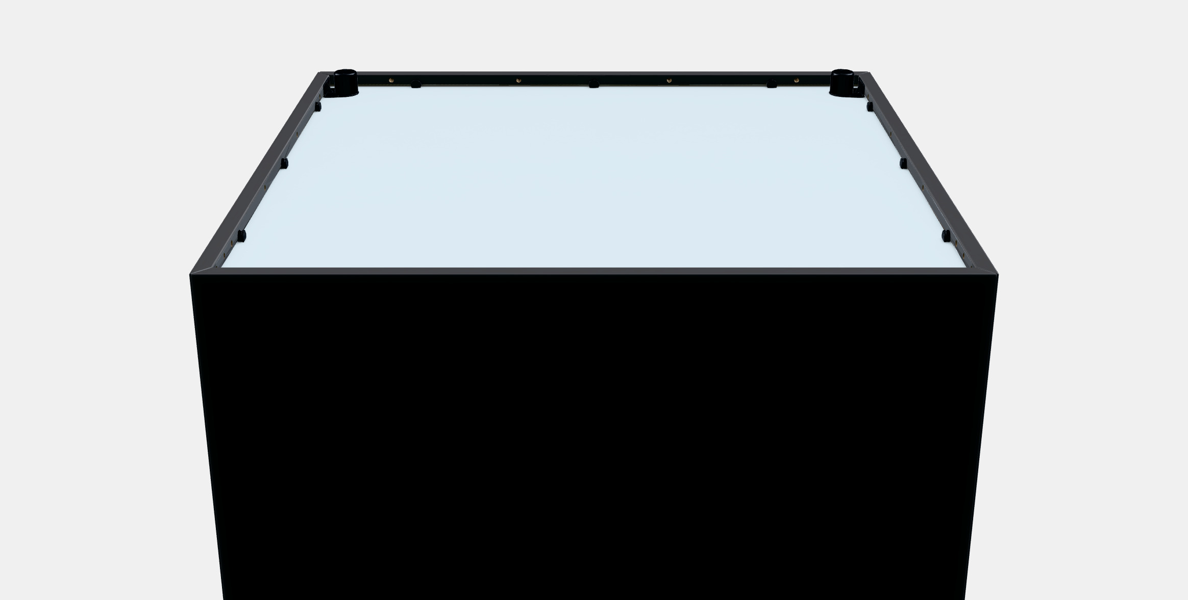 EKET Cabinet w 2 doors and 1 shelf Low-poly 3D model_8