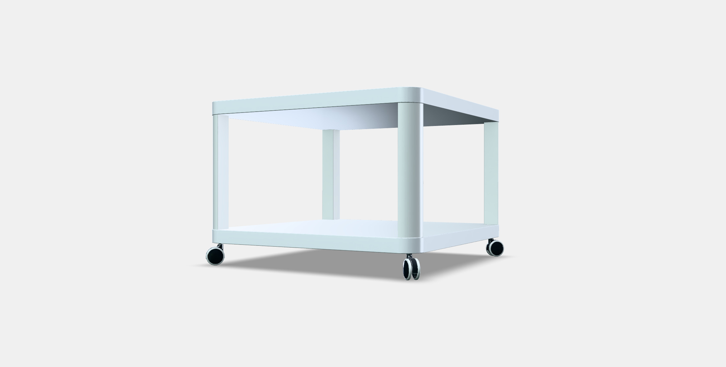 TINGBY Side table on castors 3D model_12