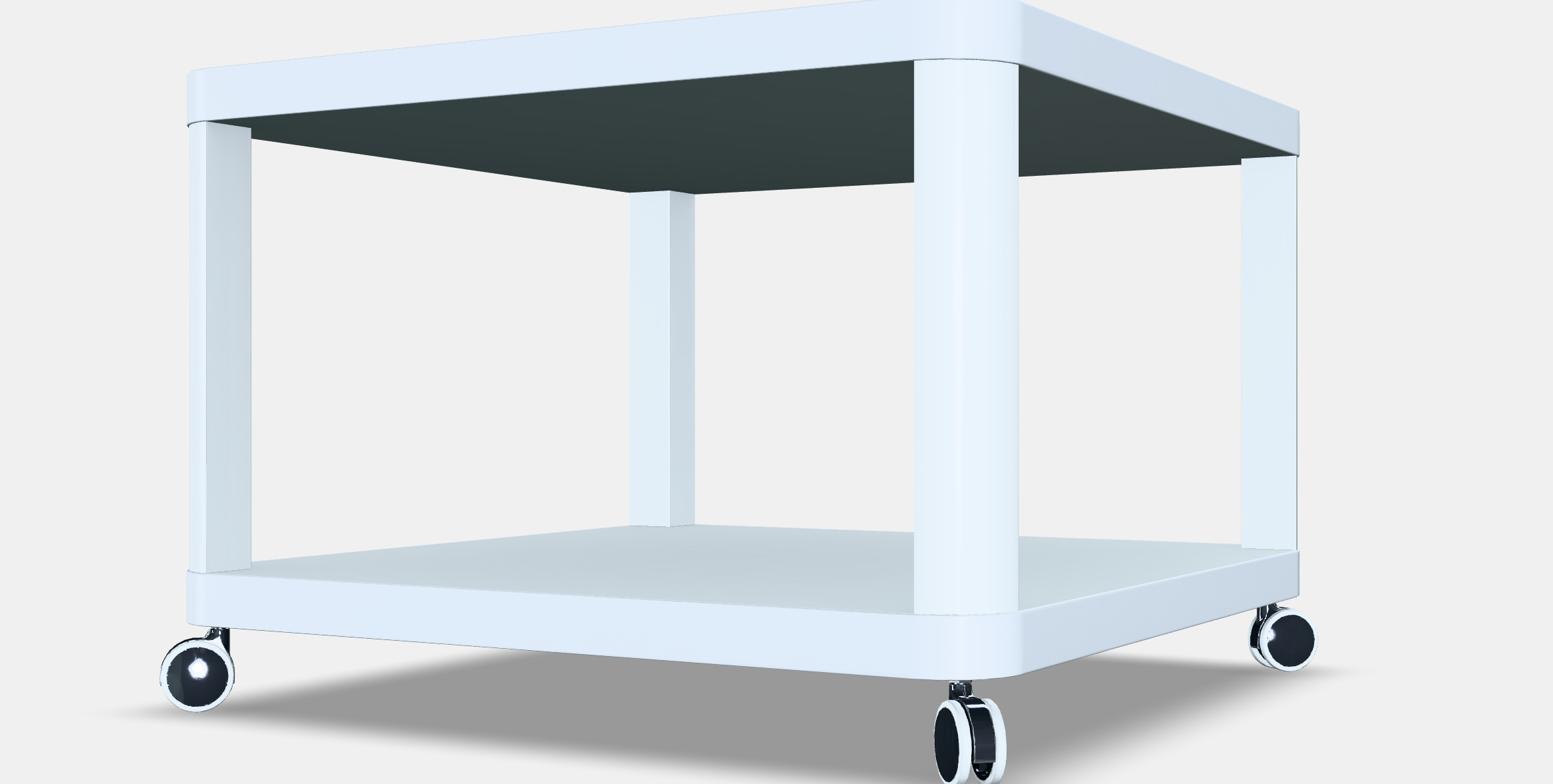 TINGBY Side table on castors 3D model_6