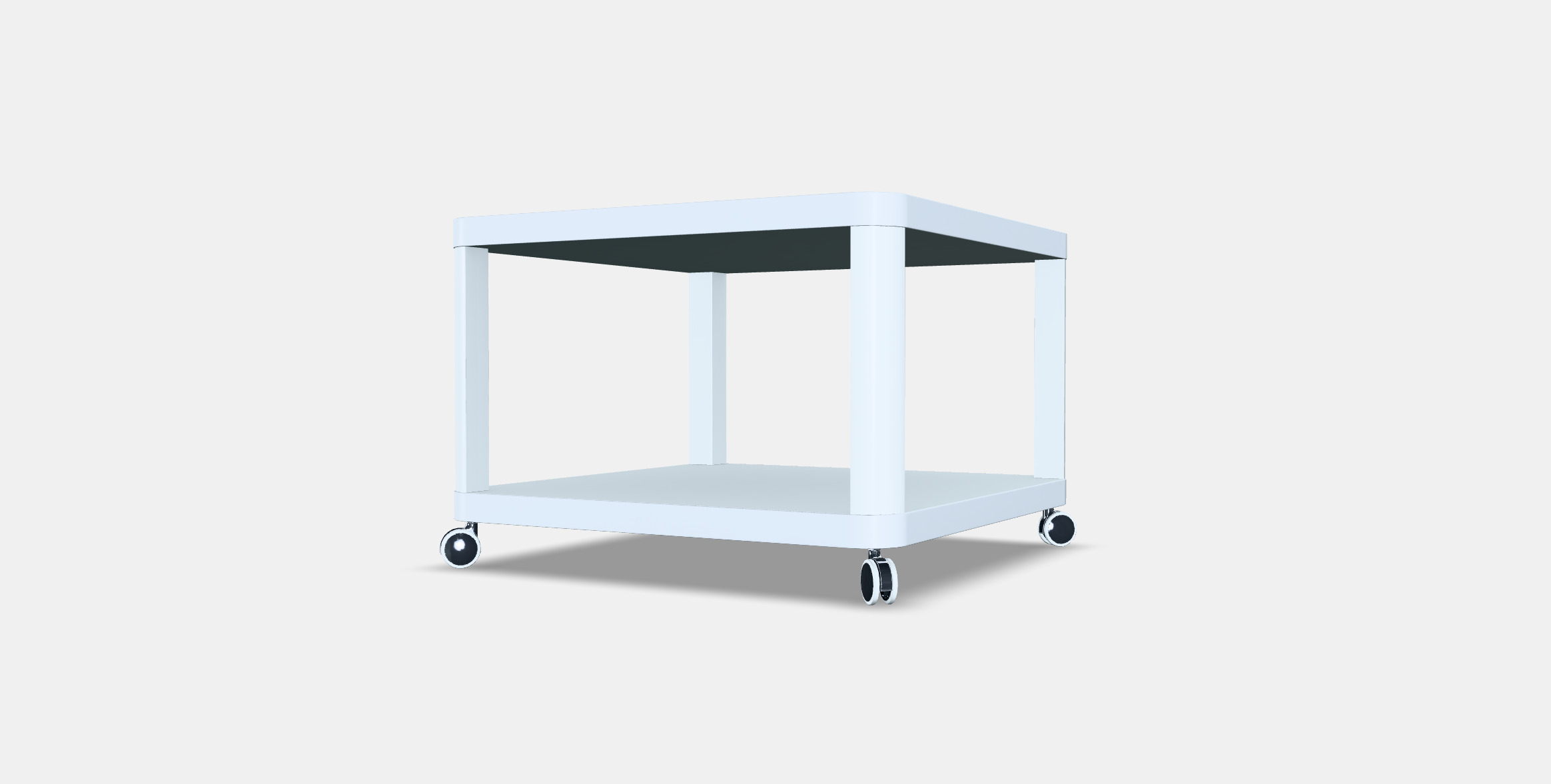 TINGBY Side table on castors 3D model_5