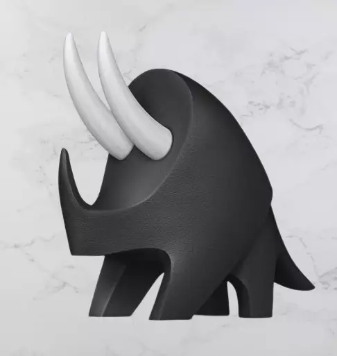 Triceratops DIno Creature Figure Fan Art Toy 3D print model_0