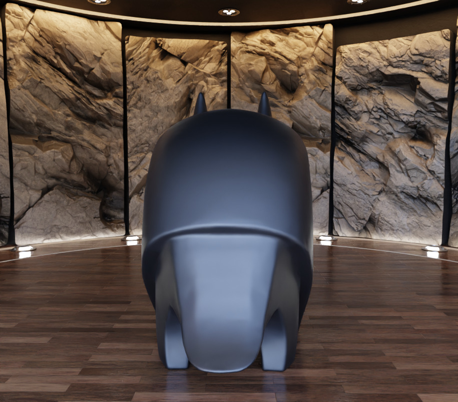 Triceratops DIno Creature Figure Fan Art Toy 3D print model_8