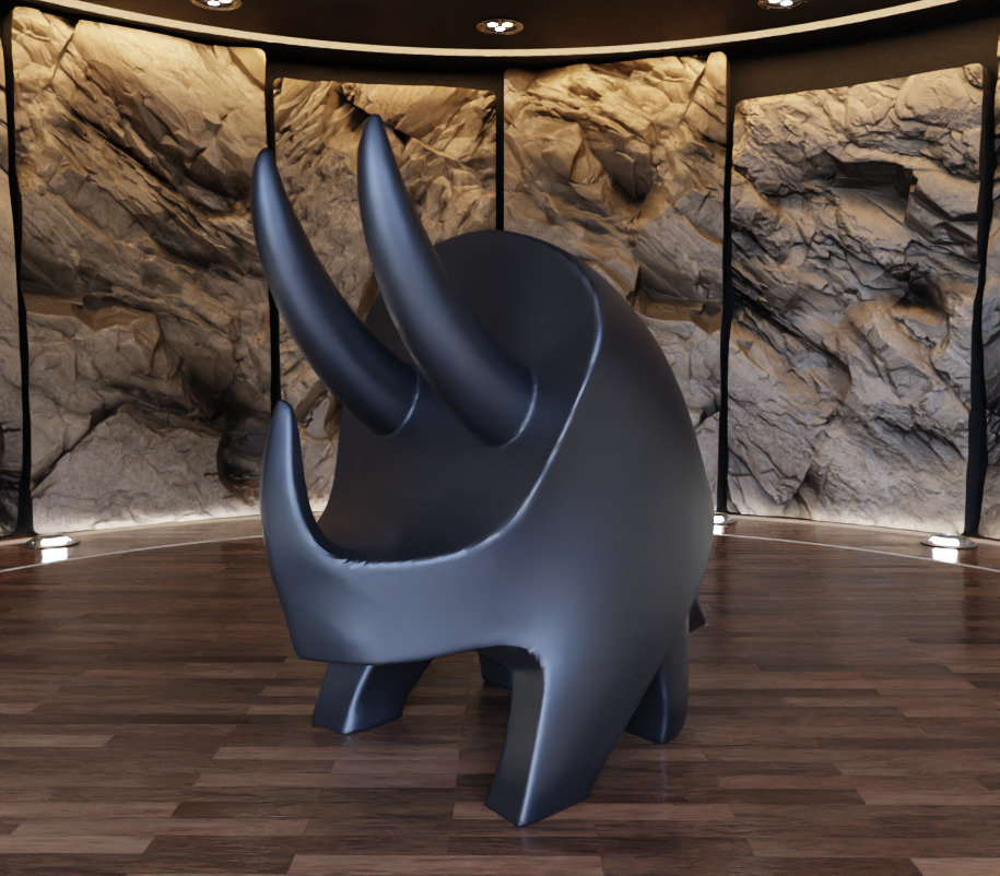 Triceratops DIno Creature Figure Fan Art Toy 3D print model_12