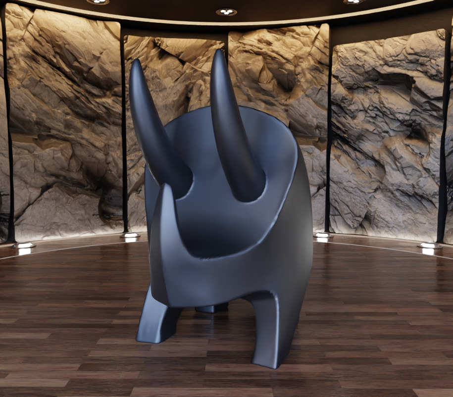 Triceratops DIno Creature Figure Fan Art Toy 3D print model_13