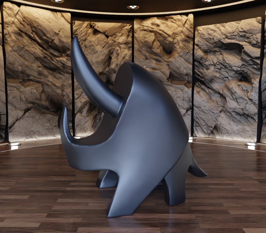 Triceratops DIno Creature Figure Fan Art Toy 3D print model_11