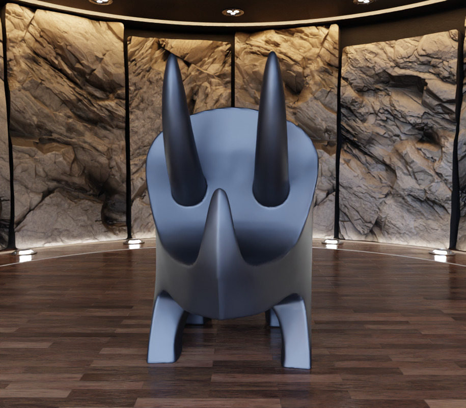 Triceratops DIno Creature Figure Fan Art Toy 3D print model_15