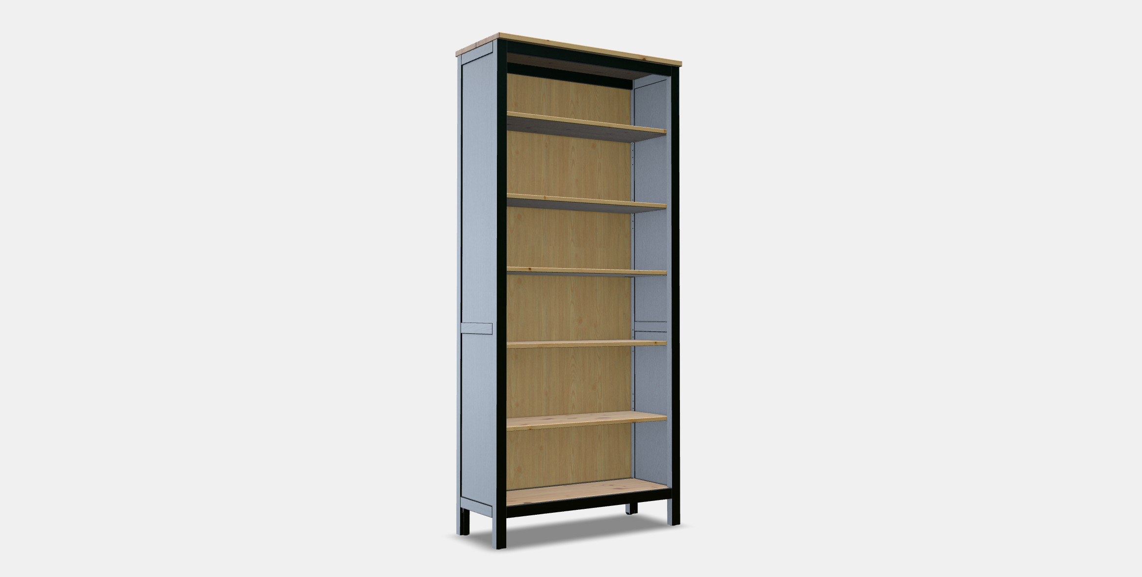 HEMNES Bookcase 3D model_5