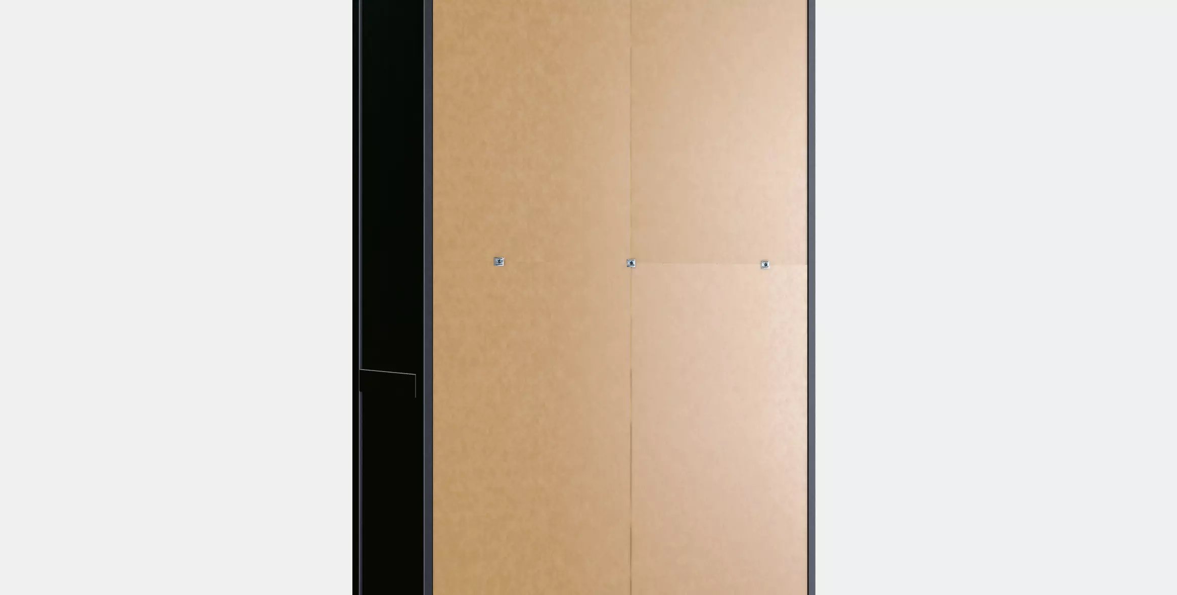 HEMNES Bookcase 3D model_0