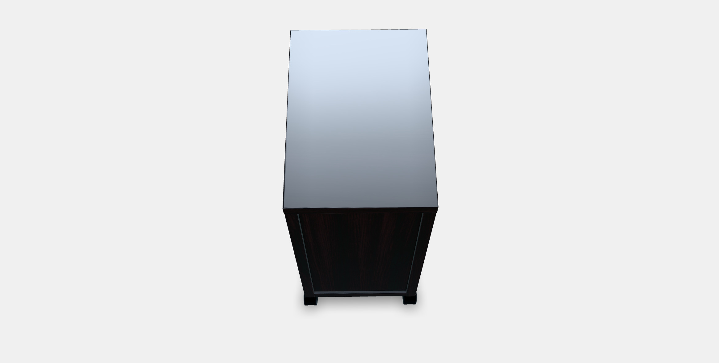 MICKE Drawer unit on castors Low-poly 3D model_2
