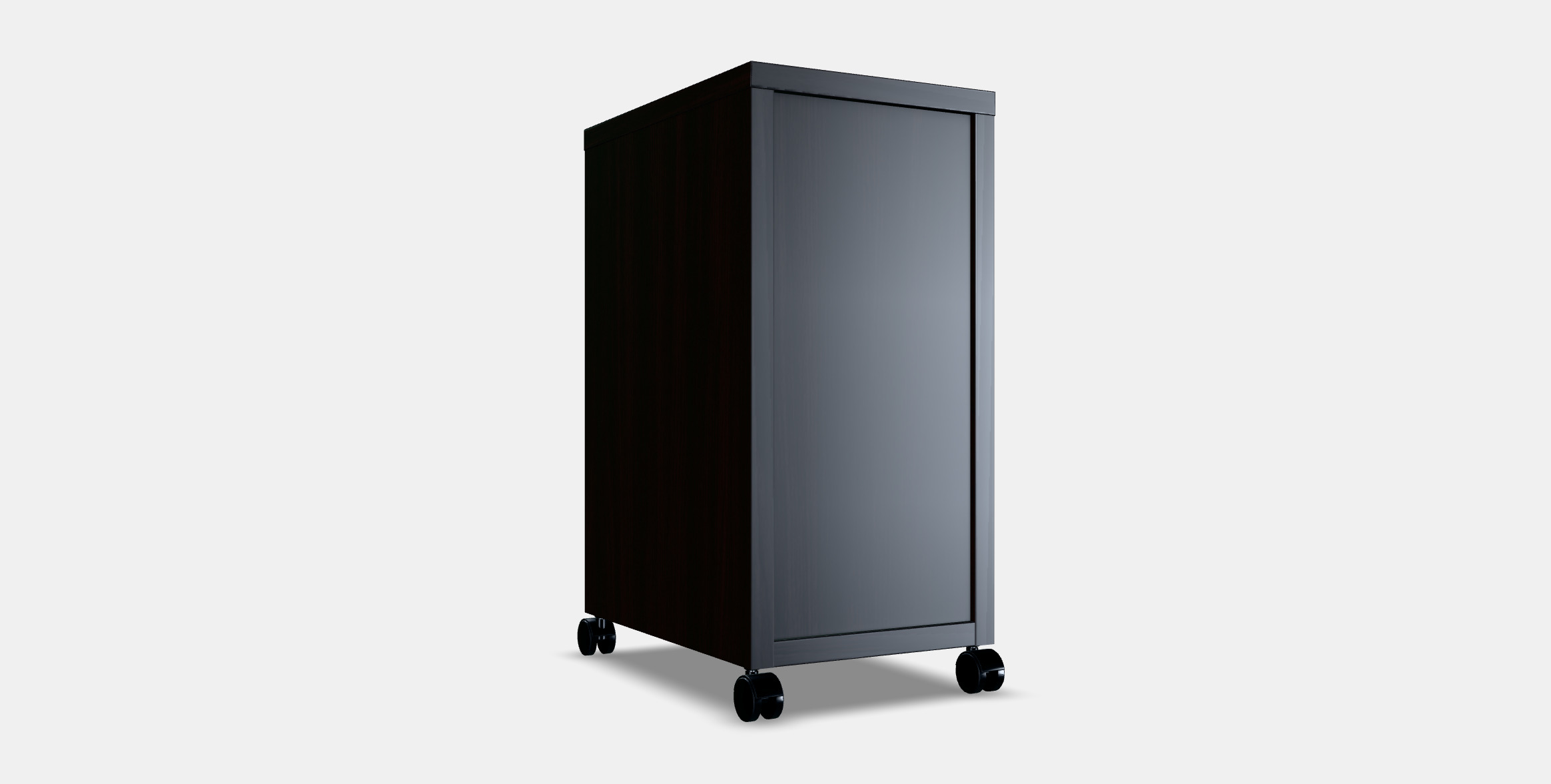 MICKE Drawer unit on castors Low-poly 3D model_16