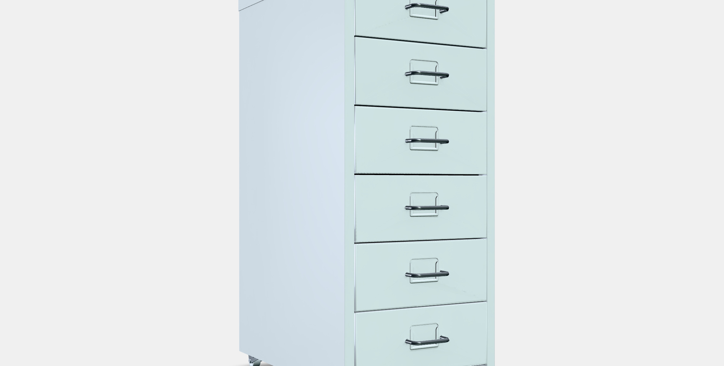HELMER Drawer unit on castors 1 3D model_9