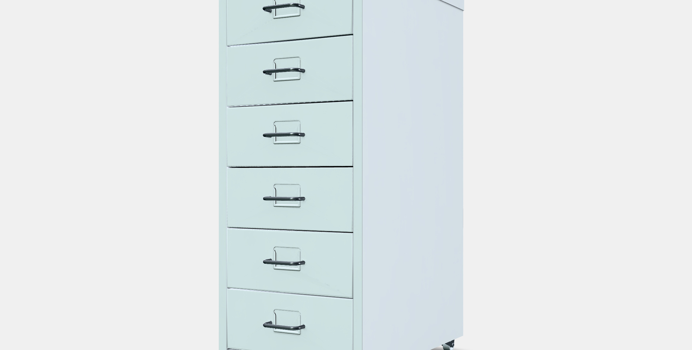 HELMER Drawer unit on castors 1 3D model_13