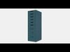 ALEX Drawer unit with 9 drawers 3D model_1